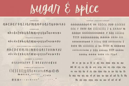 Sugar Spice Script Font