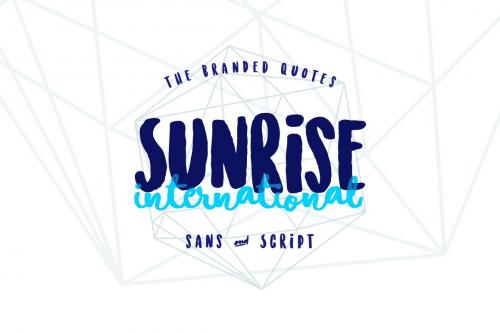 Sunrise International Font