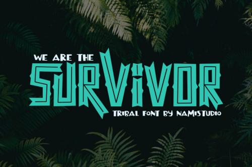 Survivor Display Font