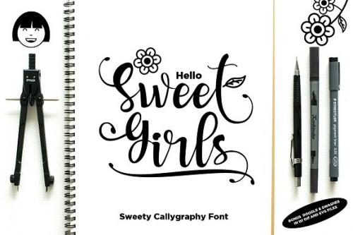Sweet Girls Script Font