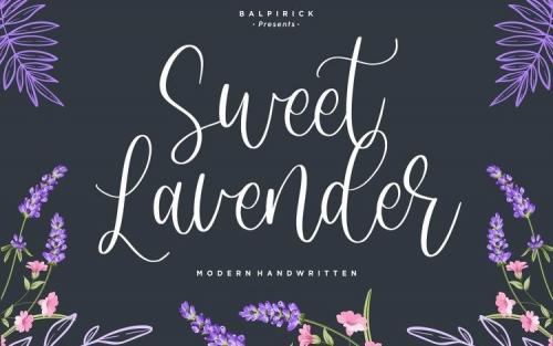 Sweet Lavender Script Font