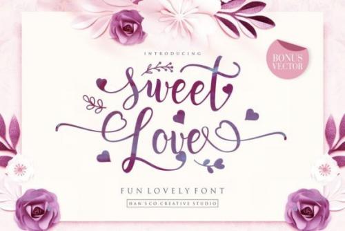 Sweet Love Script Font