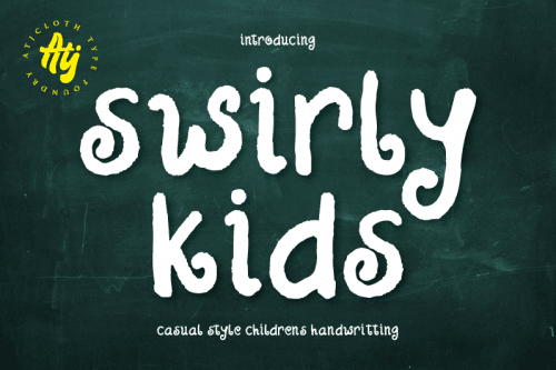 Swirly Kids Font