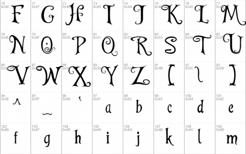 TINKERBELL FONT FONT