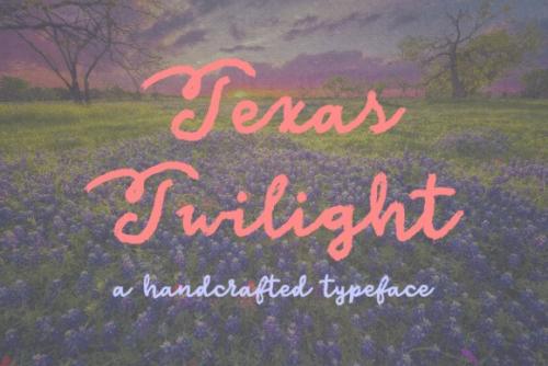 Texas Twilight Script Font
