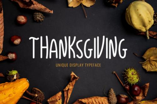 Thanksgiving Display Font