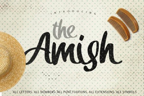 The Amish Typeface Font