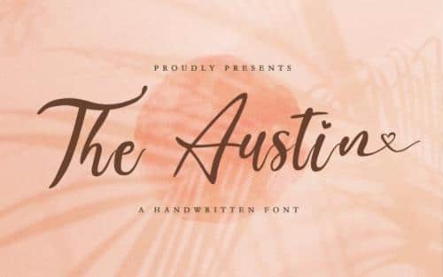 The Austin Script Font