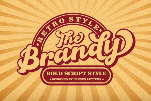 The Brandy Bold Script Font
