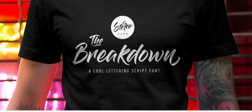 The Breakdown Script Font