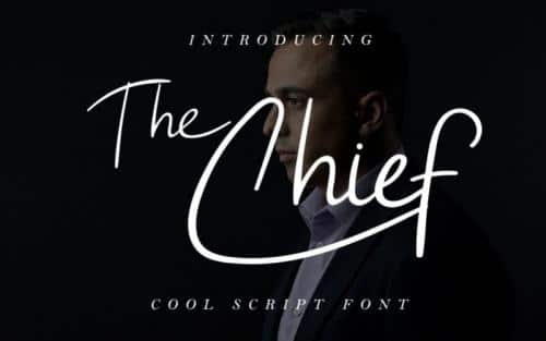 The Chief Handwritten Font