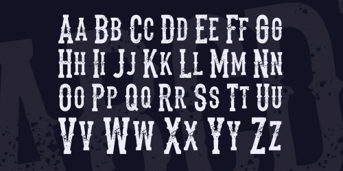 The Dead Saloon Font