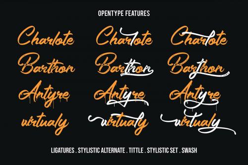 The Gunslinger Waterdrop Font