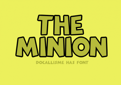 The Minion Font