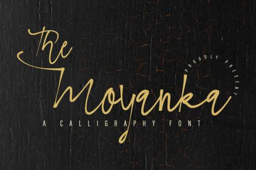 The Moyanka Script Font