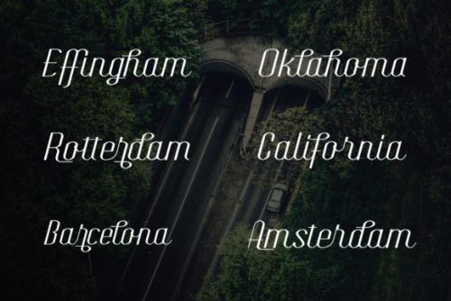 The Rotterdam City Script Font