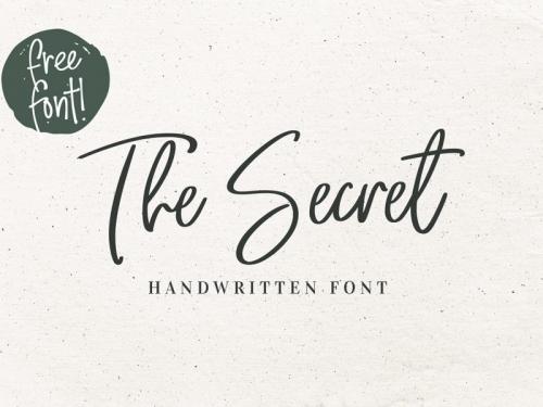 The Secret Script Font