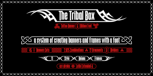 The Tribal Box Font