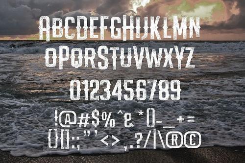 The Wave Spurs Typeface