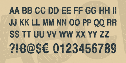 This side up Font