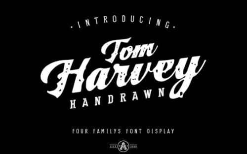 Tom Harvey Script Font
