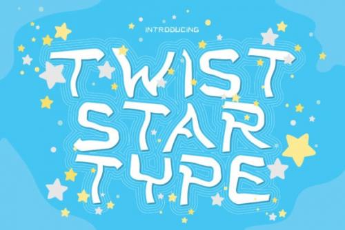 Twist Star Type Display Font
