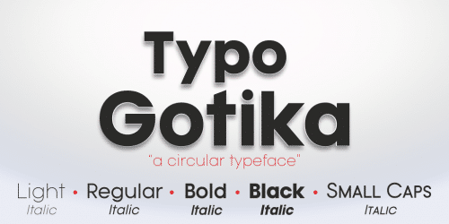 Typo Gotika Font Family