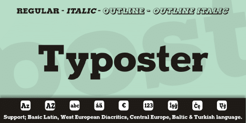 Typoster Font