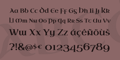 Uncial Antiqua Font