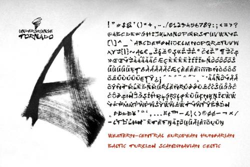 Undergrunge Tornado Font