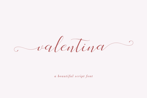 Valentina Beautiful Script Font