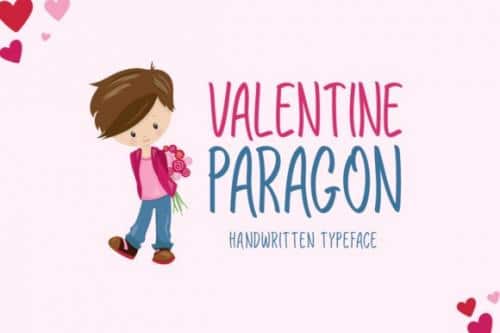 Valentine Paragon Display Font