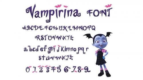 Vampirina Font