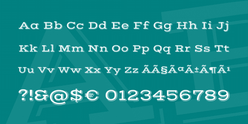 Vast Shadow Font