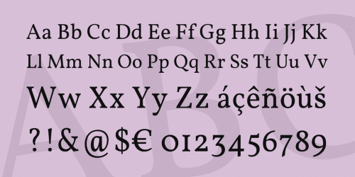 Vollkorn Serif Font Family