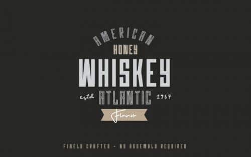Whiskey Sour Vintage Font Duo