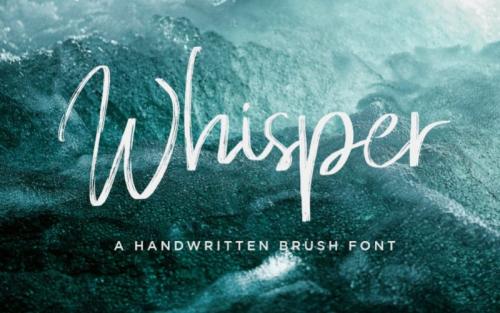 Whisper Brush Font