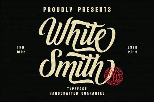 White Smith Calligraphy Font