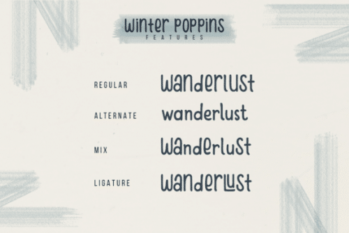 Winter Poppins Script Font