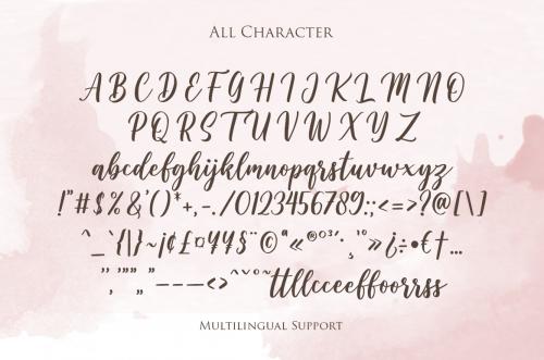 Wishper Modern Script Font