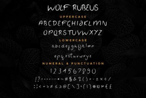Wolf Rubeus Font Duo