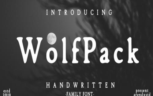 Wolfpack Display Font