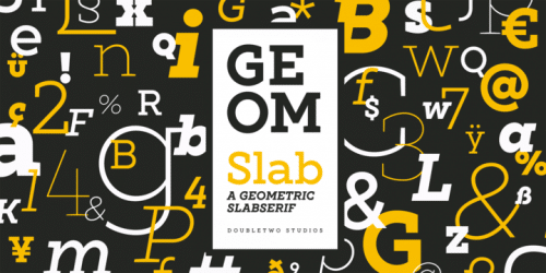 XXII Geom Slab Font