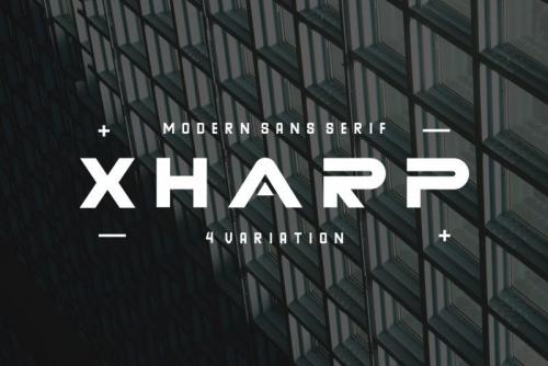 Xharp Futuristic Font Generator