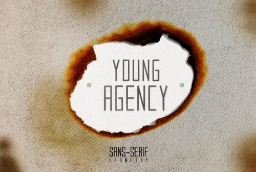 Young Agency Sans Serif Font