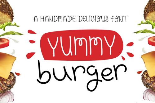 Yummy Burger Handmade Font