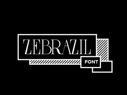 Zebrazil Font