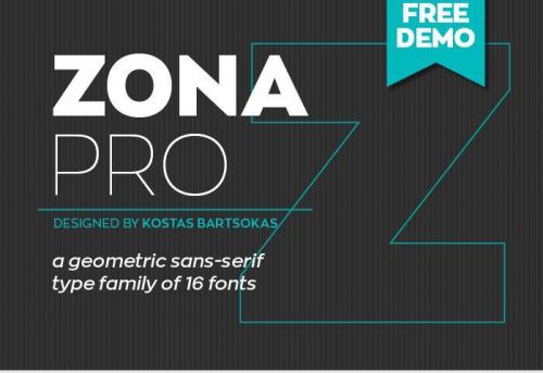 Zona Pro Free Font